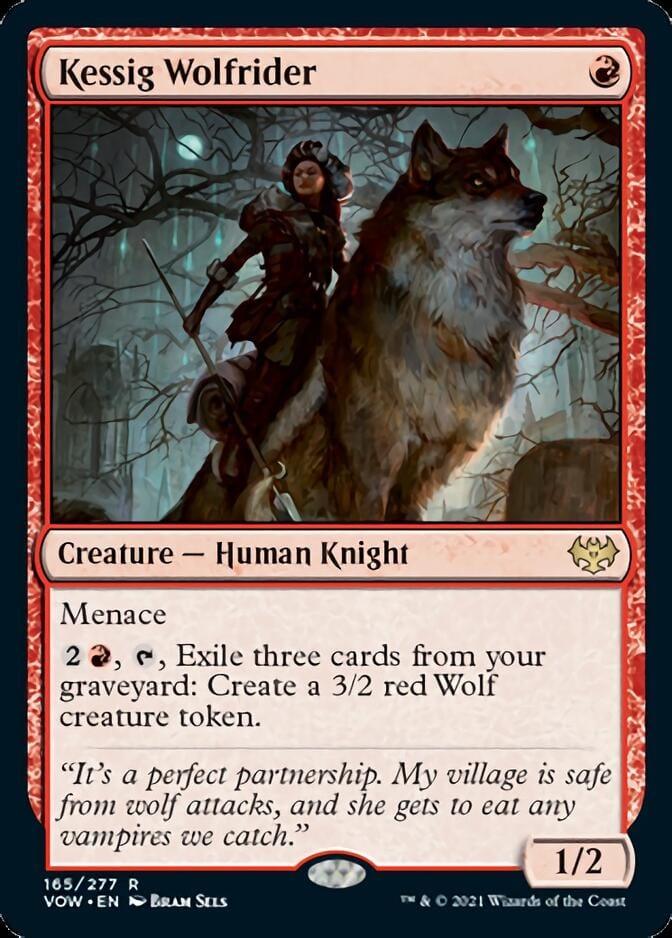 Magic: The Gathering MTG Single Kessig Wolfrider [Innistrad: Crimson Vow]