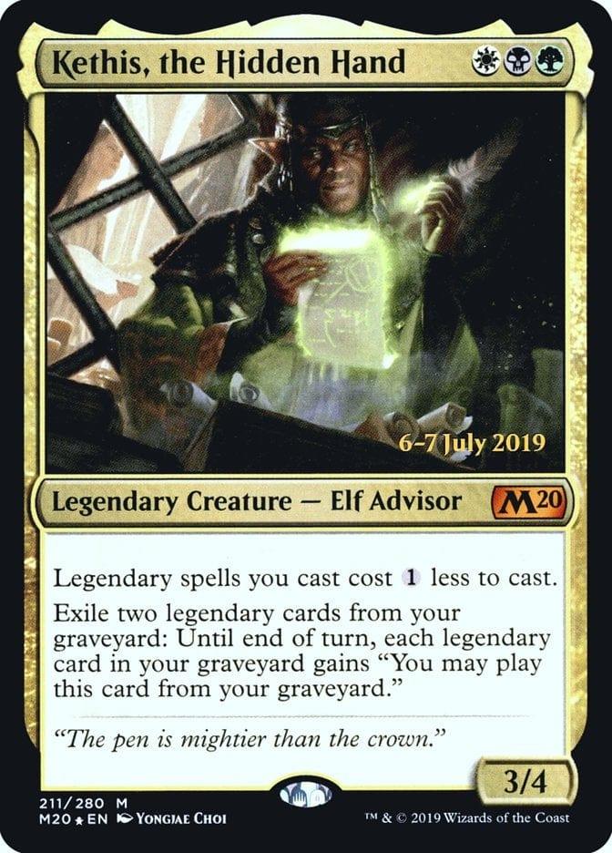 Magic: The Gathering MTG Single Kethis, the Hidden Hand  [Core Set 2020 Prerelease Promos]