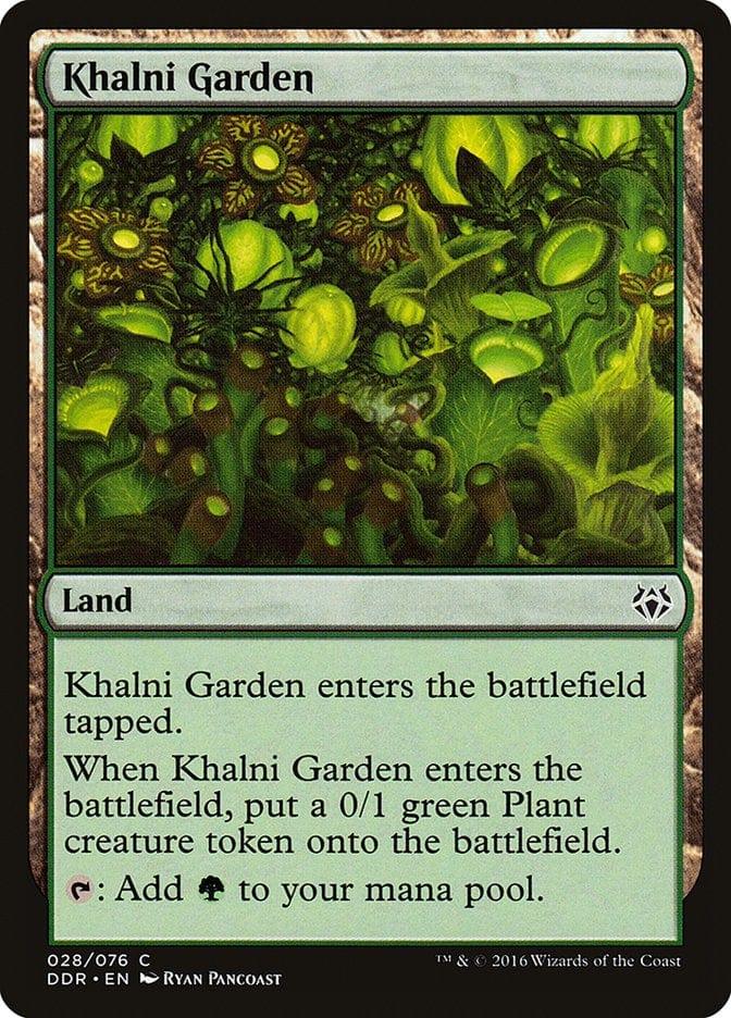 Magic: The Gathering MTG Single Khalni Garden [Duel Decks: Nissa vs. Ob Nixilis]