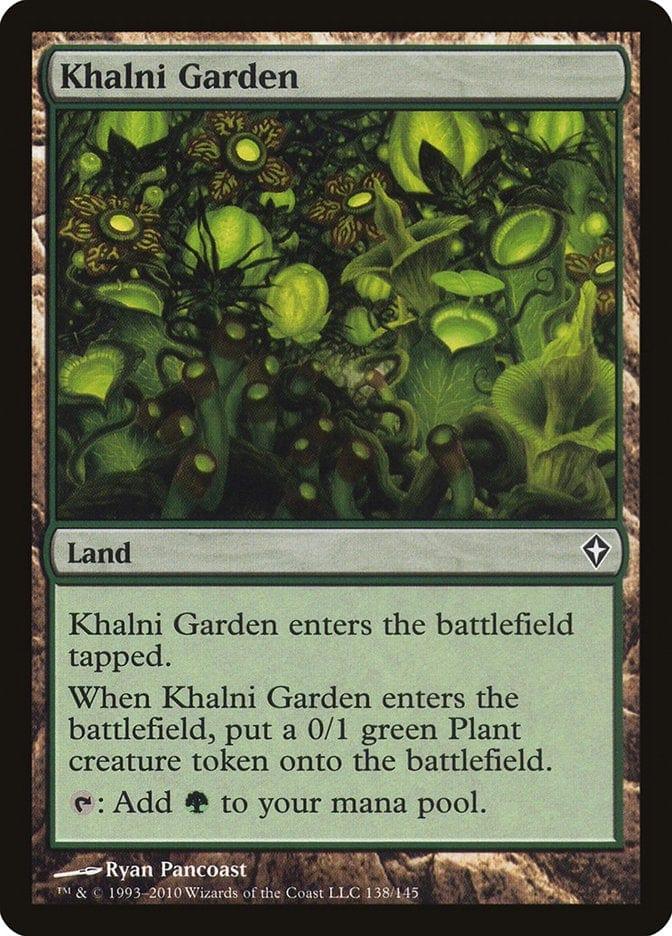 Magic: The Gathering MTG Single Khalni Garden [Worldwake]
