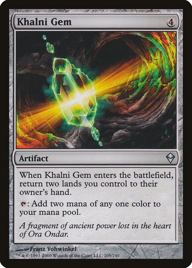 Magic: The Gathering MTG Single Khalni Gem [Zendikar]