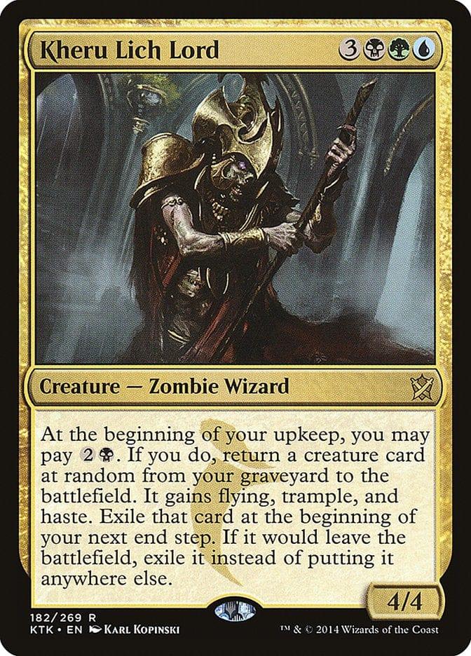 Magic: The Gathering MTG Single Kheru Lich Lord [Khans of Tarkir]