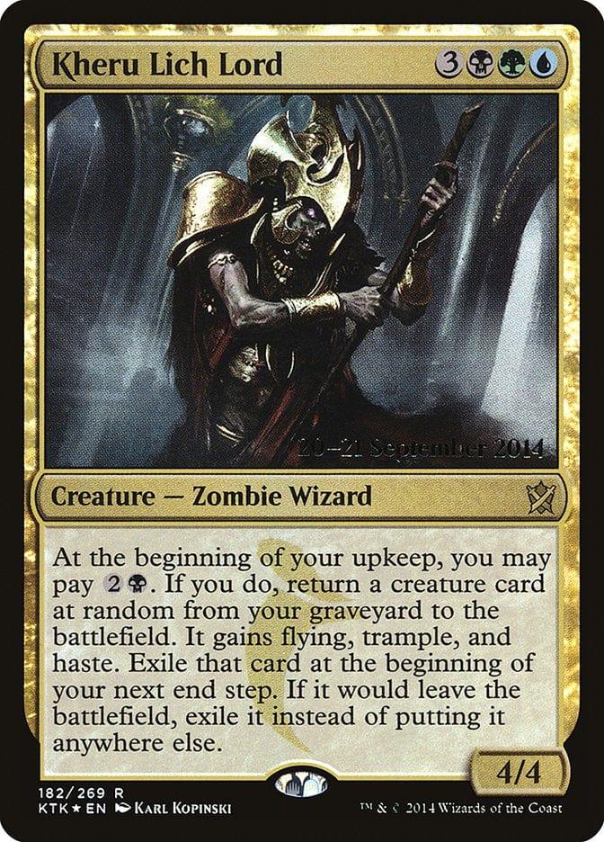 Magic: The Gathering MTG Single Kheru Lich Lord  [Khans of Tarkir Prerelease Promos]