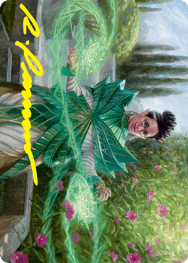 Magic: The Gathering MTG Single Kianne, Dean of Substance Art Card (Gold-Stamped Signature) [Strixhaven: School of Mages Art Series]