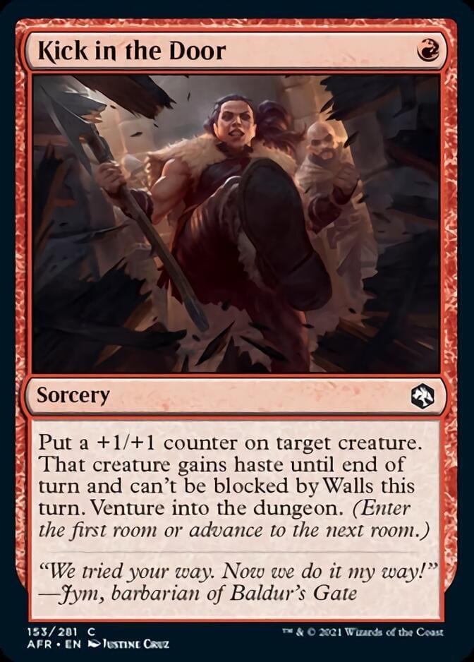 Magic: The Gathering MTG Single Kick in the Door [Dungeons & Dragons: Adventures in the Forgotten Realms]