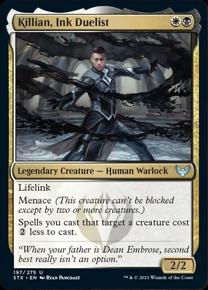 Magic: The Gathering MTG Single Killian, Ink Duelist [Strixhaven: School of Mages]