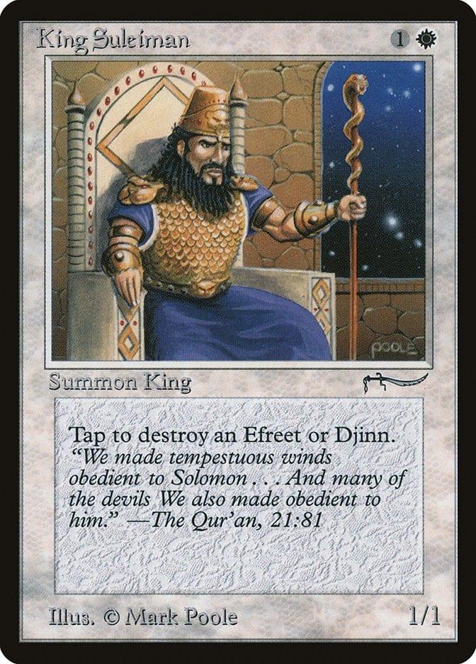 Magic: The Gathering MTG Single King Suleiman [Arabian Nights]