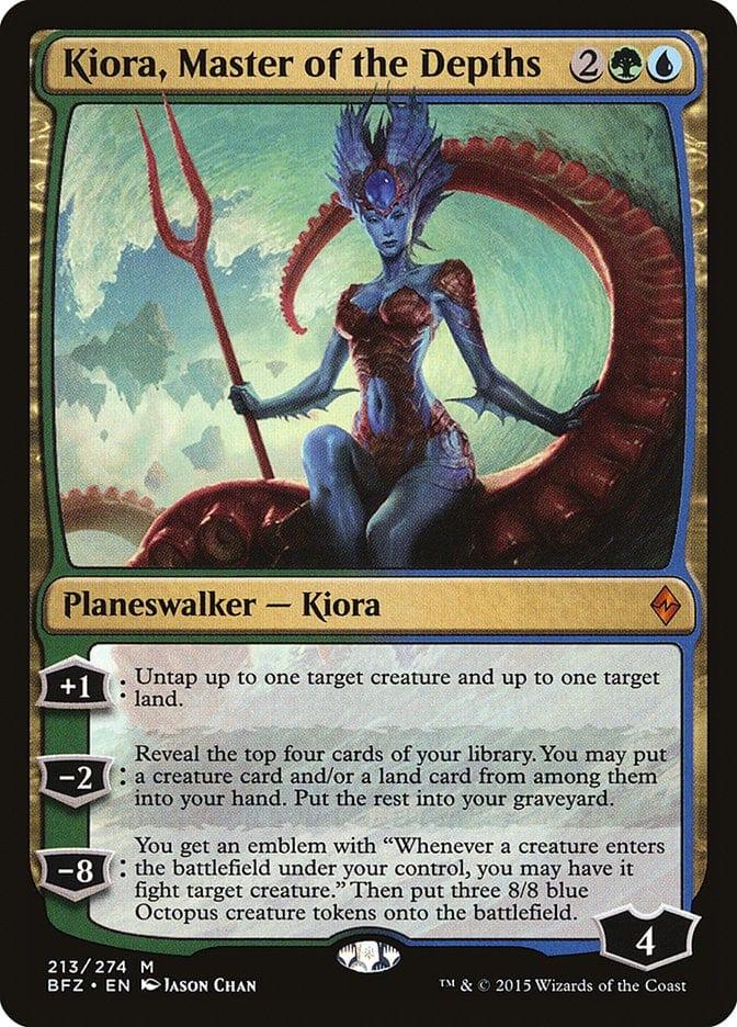 Magic: The Gathering MTG Single Kiora, Master of the Depths [Battle for Zendikar]