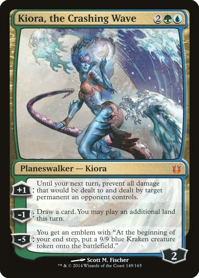 Magic: The Gathering MTG Single Kiora, the Crashing Wave [Born of the Gods]