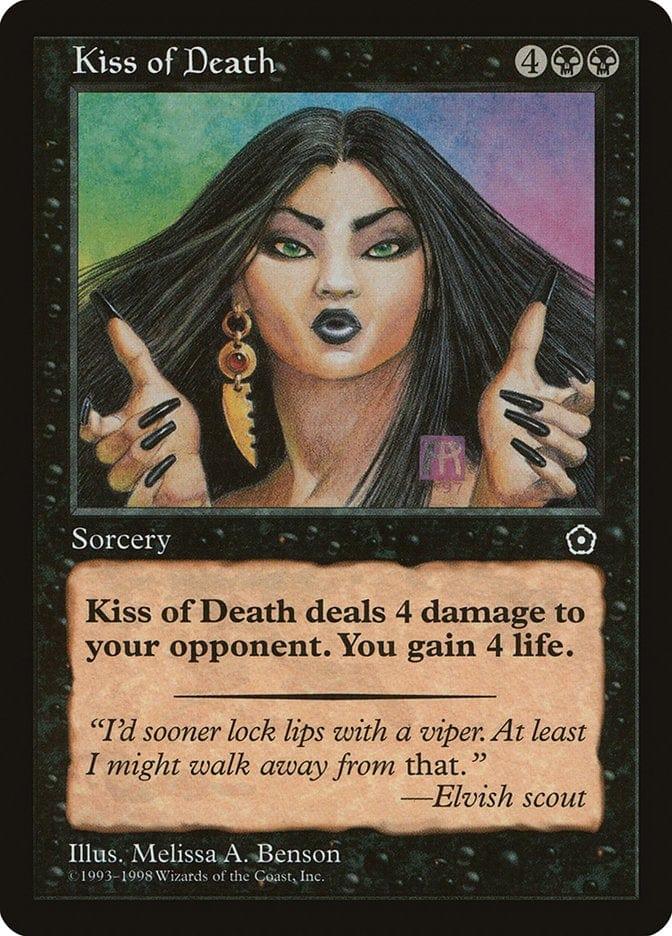 Magic: The Gathering MTG Single Kiss of Death [Portal Second Age]