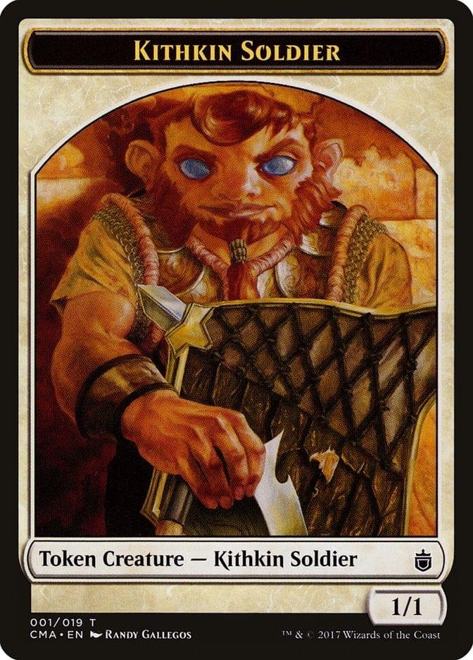 Magic: The Gathering MTG Single Kithkin Soldier [Commander Anthology Tokens]