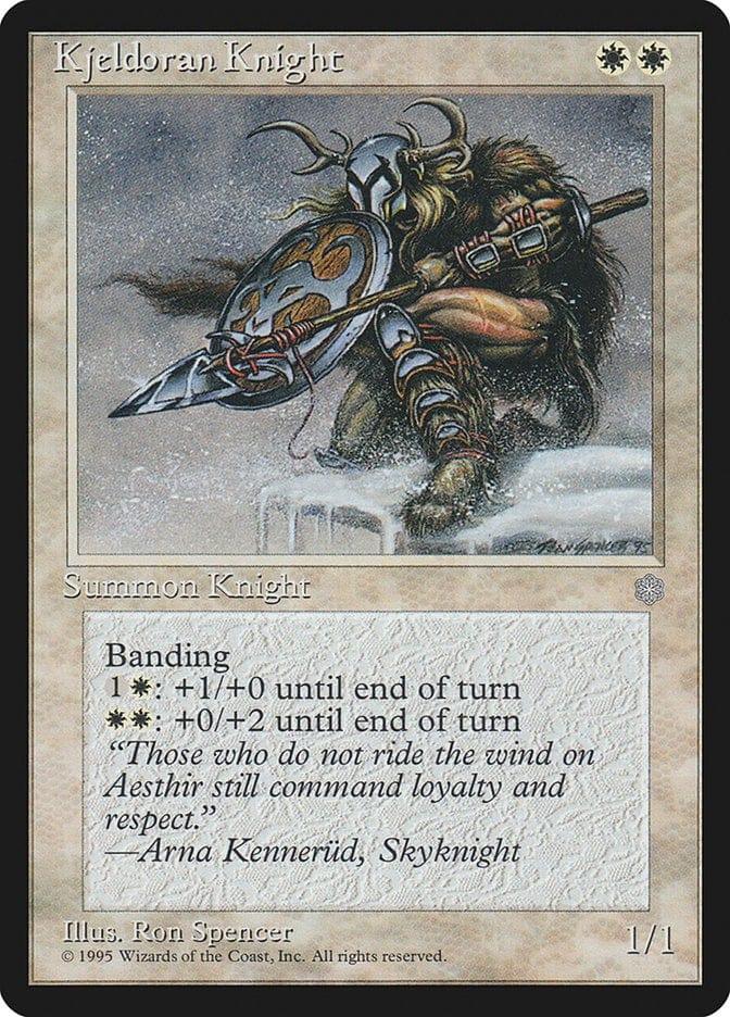 Magic: The Gathering MTG Single Kjeldoran Knight [Ice Age]