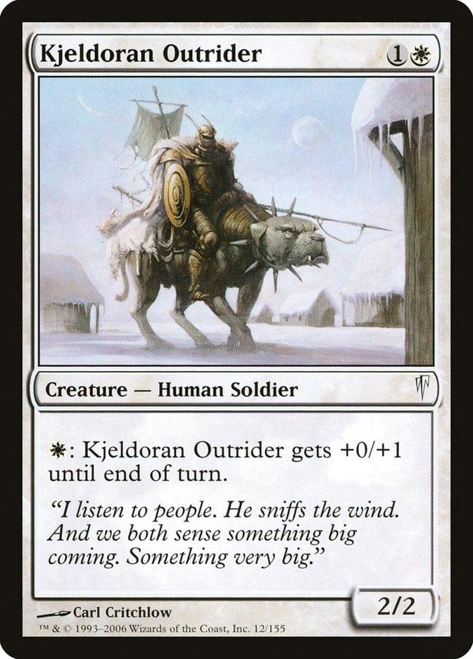 Magic: The Gathering MTG Single Kjeldoran Outrider [Coldsnap]