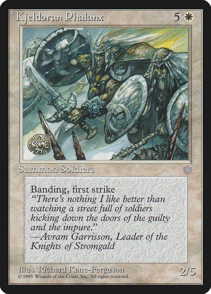 Magic: The Gathering MTG Single Kjeldoran Phalanx [Ice Age]