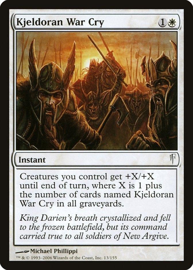 Magic: The Gathering MTG Single Kjeldoran War Cry [Coldsnap]