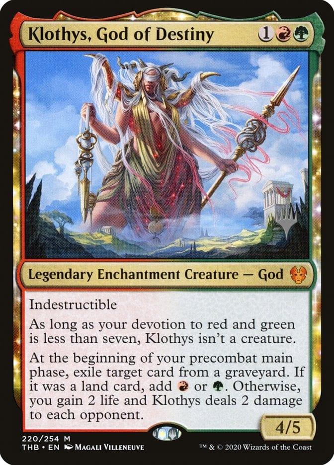 Magic: The Gathering MTG Single Klothys, God of Destiny (Promo Pack) [Theros Beyond Death Promos]