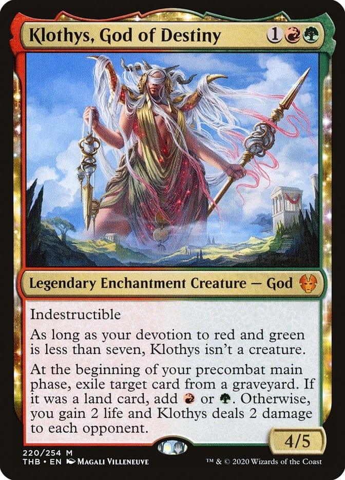 Magic: The Gathering MTG Single Klothys, God of Destiny [Theros Beyond Death]