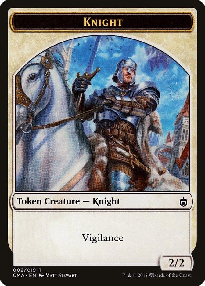 Magic: The Gathering MTG Single Knight [Commander Anthology Tokens]
