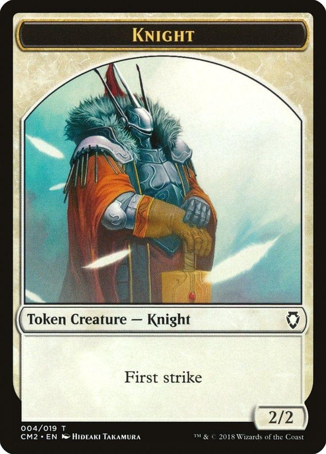 Magic: The Gathering MTG Single Knight [Commander Anthology Volume II Tokens]