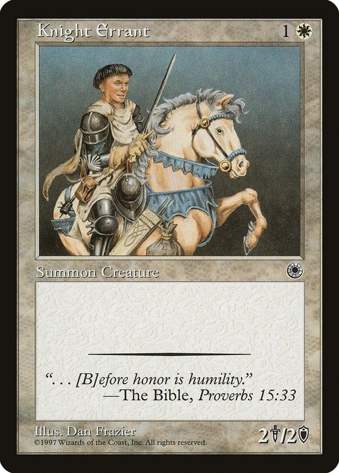 Magic: The Gathering MTG Single Knight Errant [Portal]