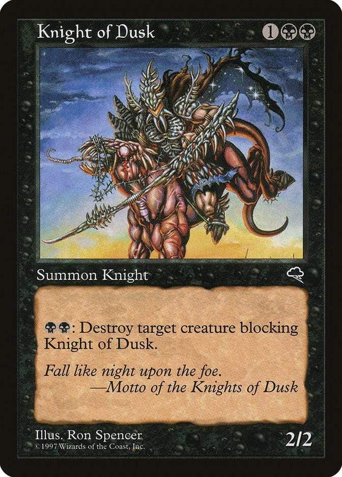 Magic: The Gathering MTG Single Knight of Dusk [Tempest]