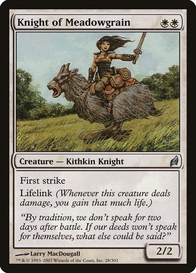 Magic: The Gathering MTG Single Knight of Meadowgrain [Lorwyn]