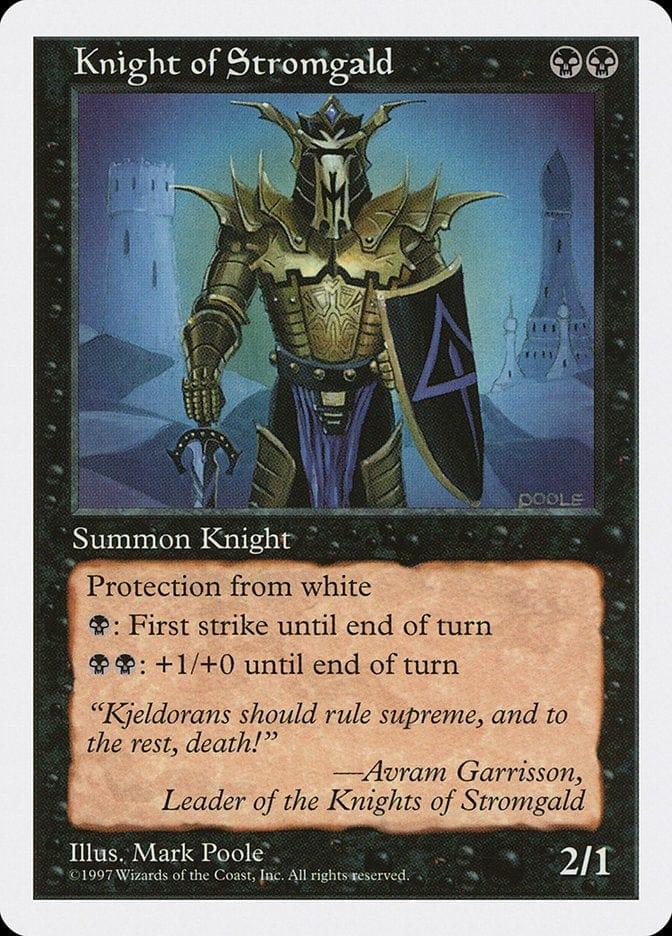Magic: The Gathering MTG Single Knight of Stromgald [Fifth Edition]