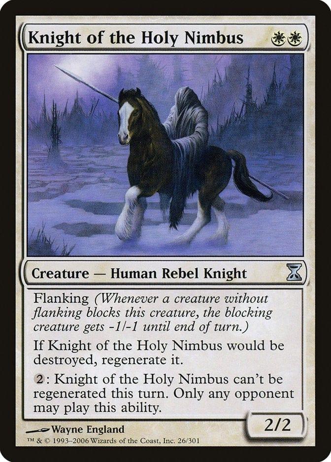 Magic: The Gathering MTG Single Knight of the Holy Nimbus [Time Spiral]