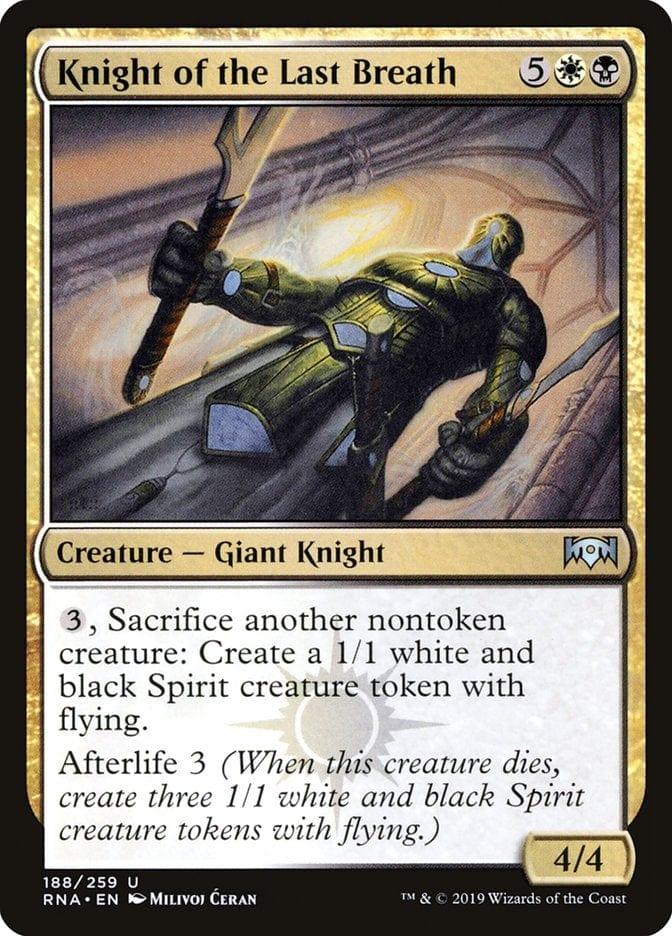Magic: The Gathering MTG Single Knight of the Last Breath [Ravnica Allegiance]