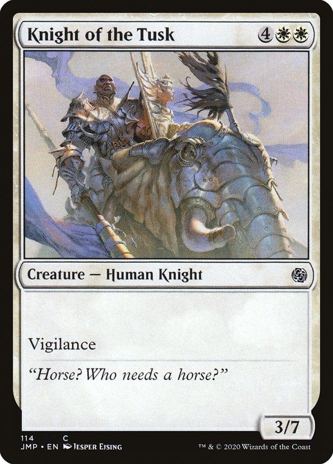 Magic: The Gathering MTG Single Knight of the Tusk [Jumpstart]