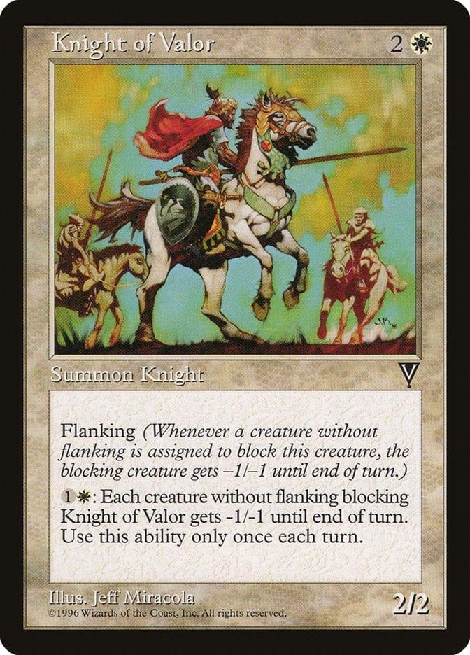 Magic: The Gathering MTG Single Knight of Valor [Visions]