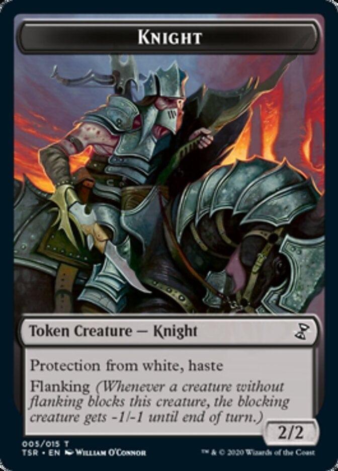 Magic: The Gathering MTG Single Knight Token [Time Spiral Remastered Tokens]