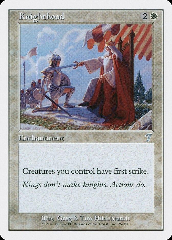 Magic: The Gathering MTG Single Knighthood [Seventh Edition]