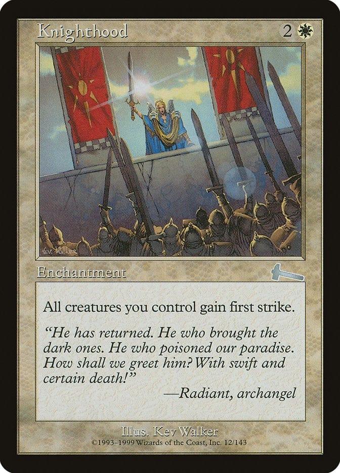 Magic: The Gathering MTG Single Knighthood [Urza's Legacy]