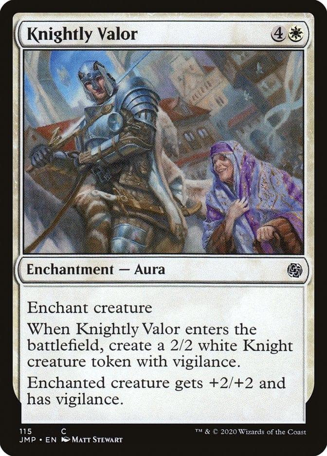 Magic: The Gathering MTG Single Knightly Valor [Jumpstart]