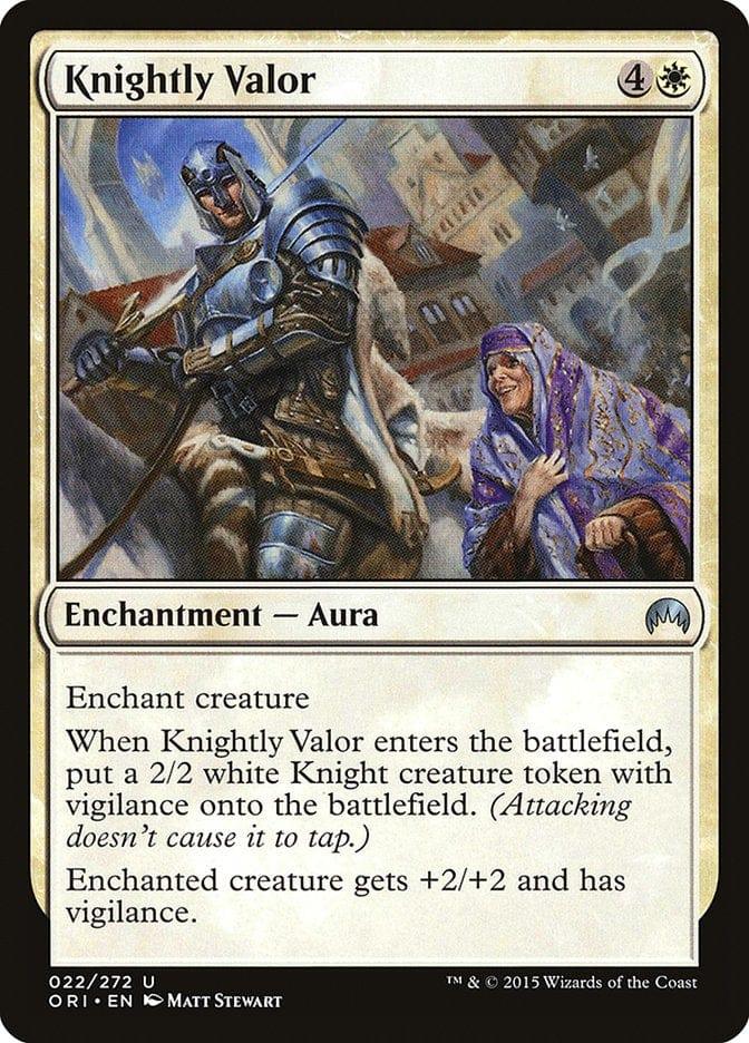 Magic: The Gathering MTG Single Knightly Valor [Magic Origins]