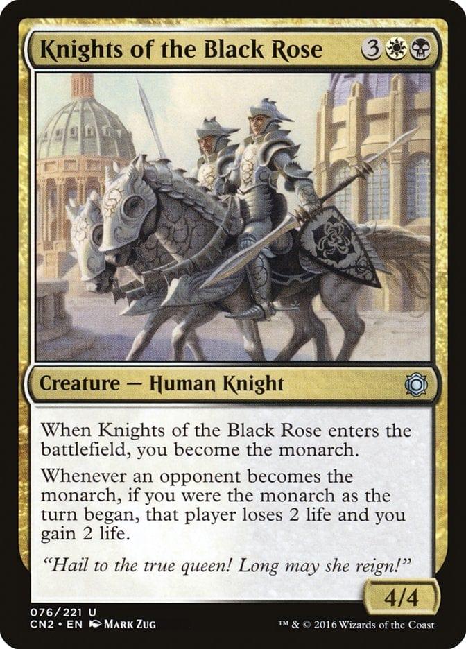 Magic: The Gathering MTG Single Knights of the Black Rose [Conspiracy: Take the Crown]