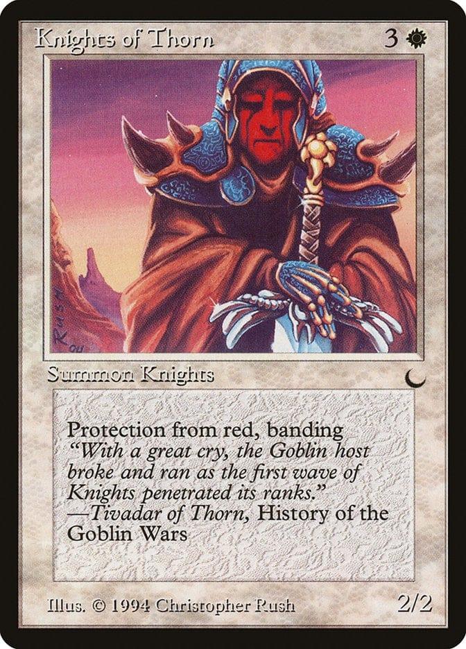 Magic: The Gathering MTG Single Knights of Thorn [The Dark]