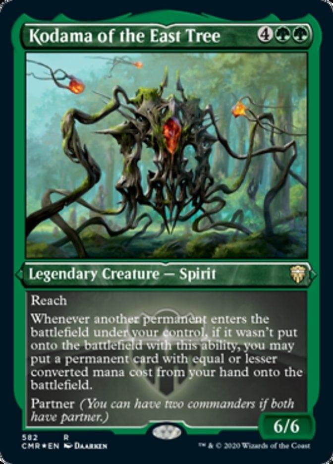 Magic: The Gathering MTG Single Kodama of the East Tree [Commander Legends Etched]