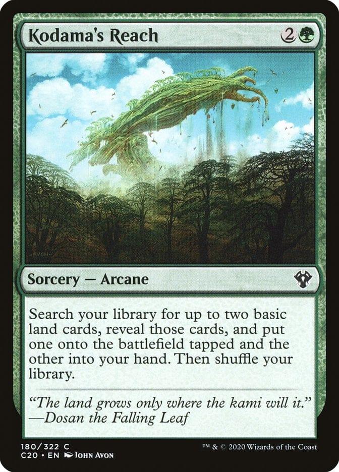 Magic: The Gathering MTG Single Kodama's Reach [Commander 2020]