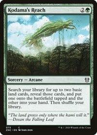 Magic: The Gathering MTG Single Kodama's Reach [Zendikar Rising Commander]