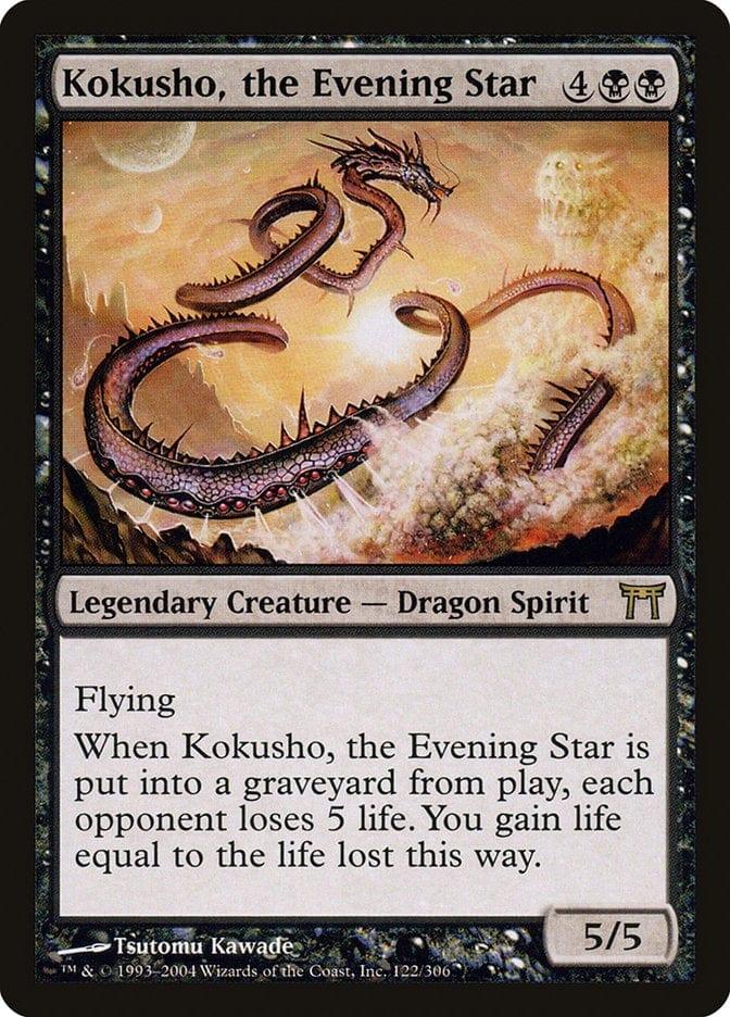 Magic: The Gathering MTG Single Kokusho, the Evening Star [Champions of Kamigawa]
