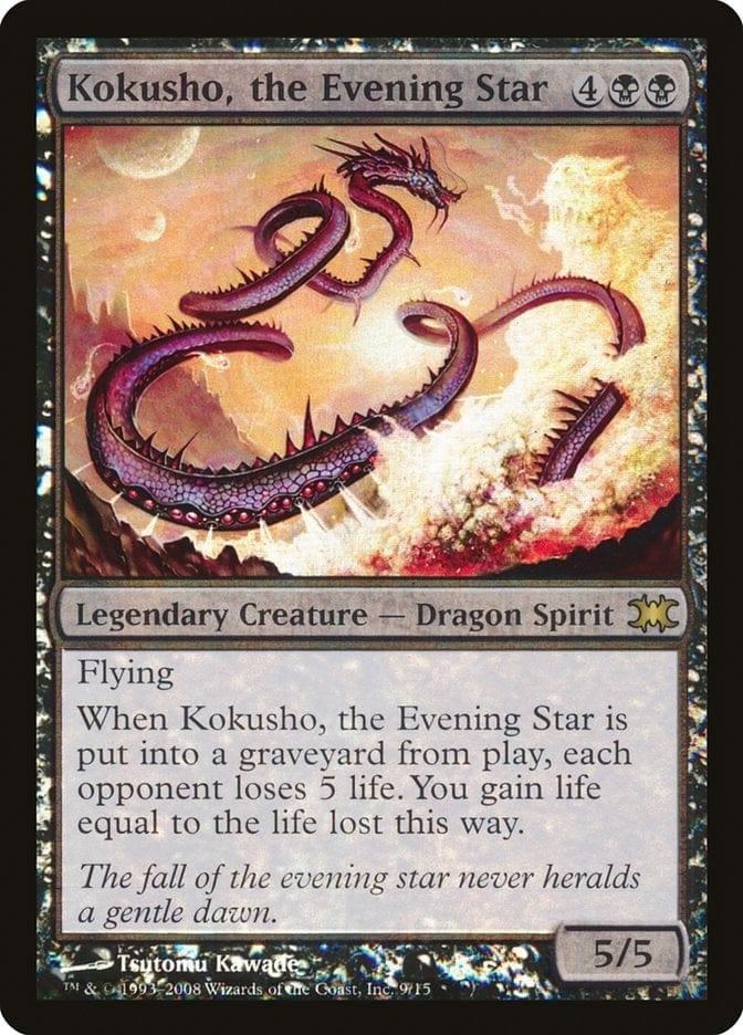 Magic: The Gathering MTG Single Kokusho, the Evening Star [From the Vault: Dragons]