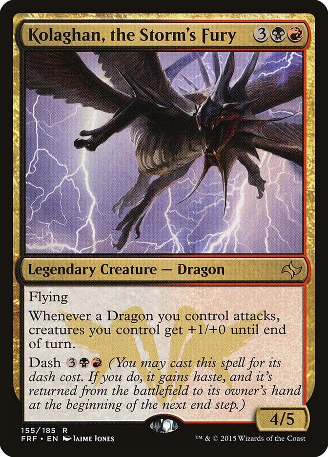 Magic: The Gathering MTG Single Kolaghan, the Storm's Fury [Fate Reforged]