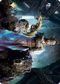 Magic: The Gathering MTG Single Kolvori, God of Kinship Art Card (Gold-Stamped Signature) [Kaldheim: Art Series]