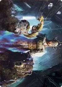 Magic: The Gathering MTG Single Kolvori, God of Kinship Art Card [Kaldheim: Art Series]