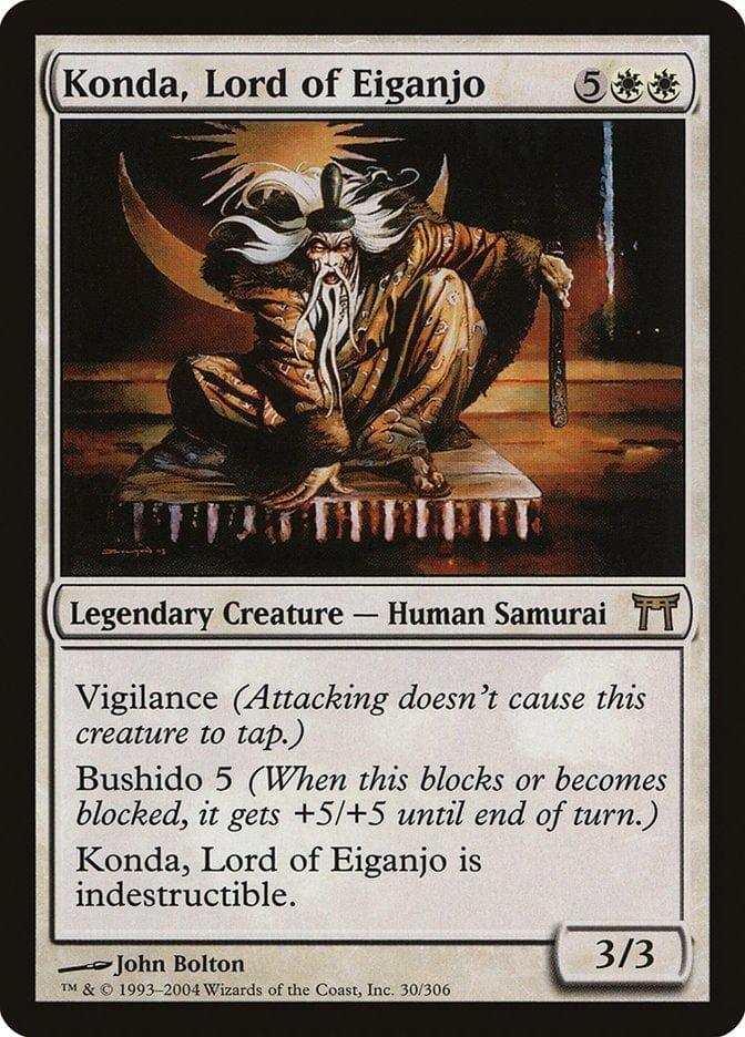 Magic: The Gathering MTG Single Konda, Lord of Eiganjo [Champions of Kamigawa]