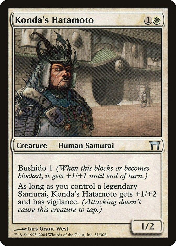 Magic: The Gathering MTG Single Konda's Hatamoto [Champions of Kamigawa]