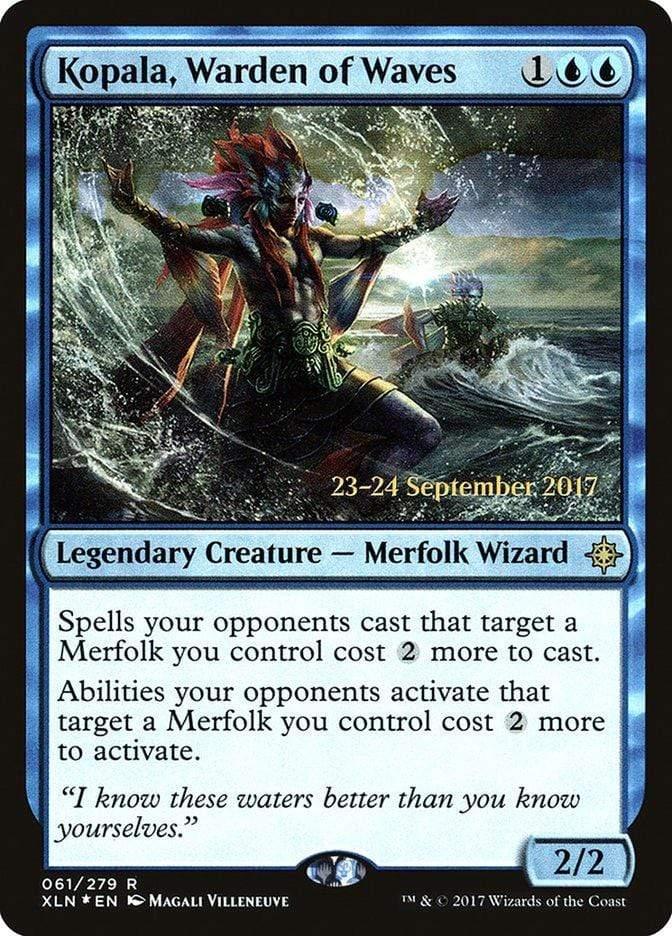 Magic: The Gathering MTG Single Kopala, Warden of Waves  [Ixalan Prerelease Promos]