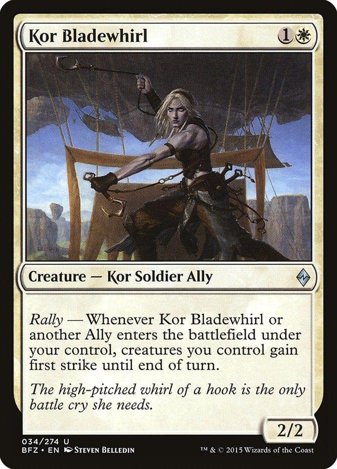 Magic: The Gathering MTG Single Kor Bladewhirl [Battle for Zendikar]